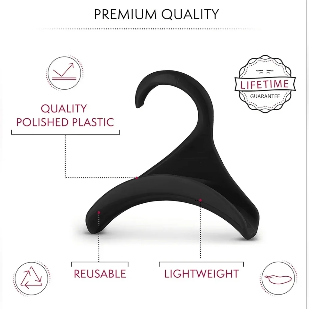 3pk Black Purse/Bag Hangers BNIB
